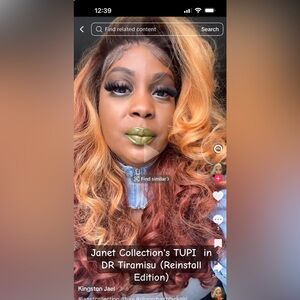 Janet Tupi HD360 Lace Front Wig - DR Ginger